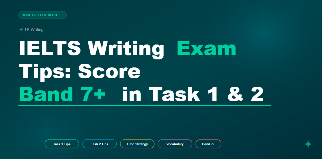 IELTS Writing Exam Tips: Score Band 7+ in Task 1 & 2